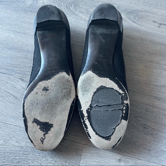 Marc by Marc Jacobs Felt Bow Ballet Flats - Picture 6 of 7